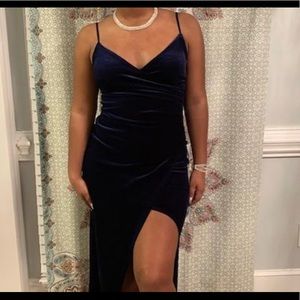 Navy Blue Formal Dress